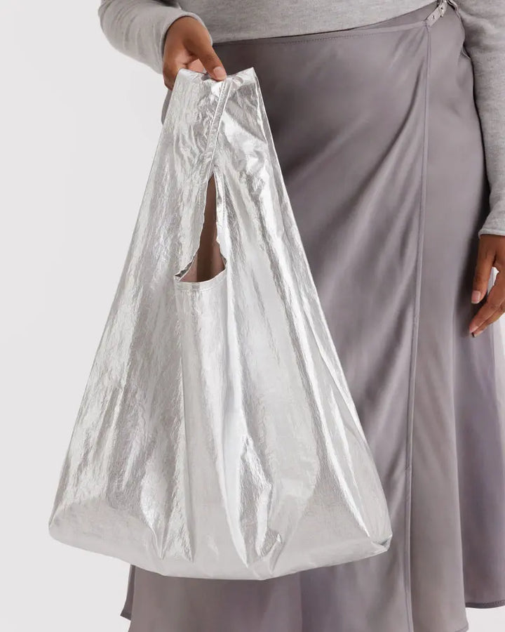 BAGGU Chrome Metallic