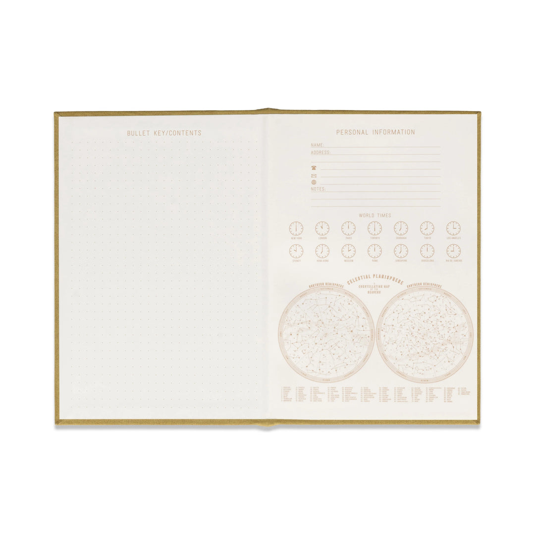 Suedette Hardcover Radiant Journal, Avocado