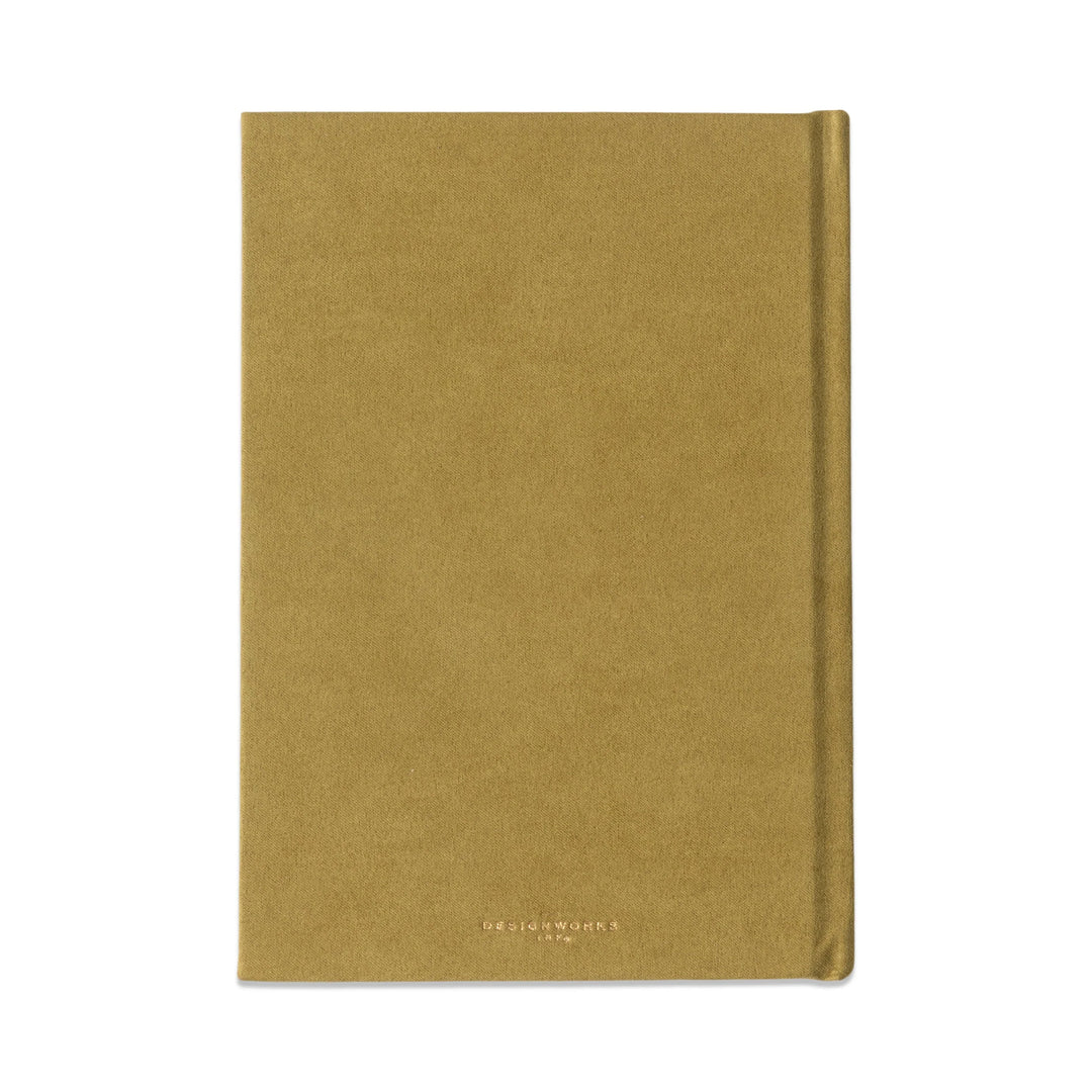 Suedette Hardcover Radiant Journal, Avocado