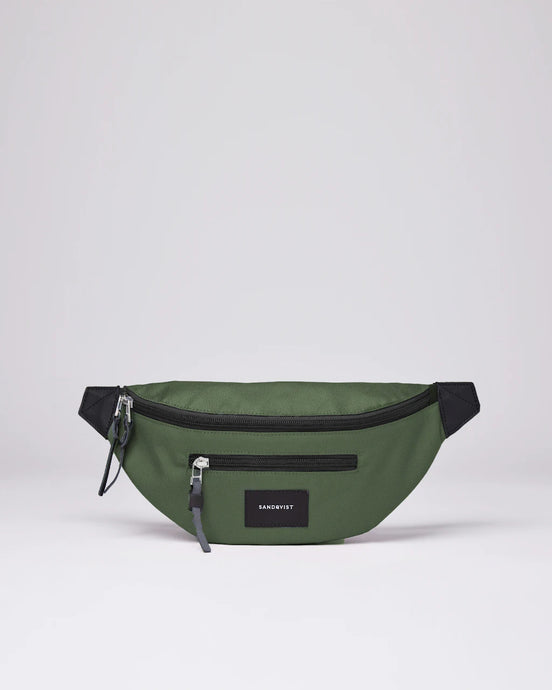 Sandqvist Aste Bum Bag, Dawn Green