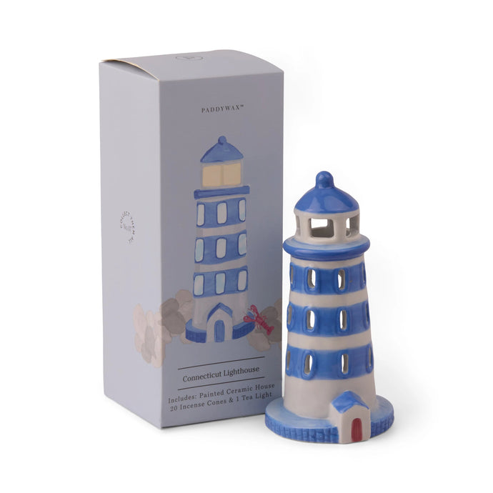 Lighthouse Incense & Tea Light Holder