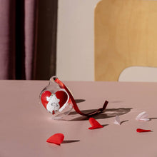 Load image into Gallery viewer, Moomin Heart Glass Decoration Ball, 7cm