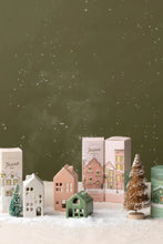 Load image into Gallery viewer, Winter Ceramic Incense Holder - Green Cottage, Balsam &amp; Fir