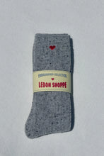 Load image into Gallery viewer, Embroidered Snow Socks, Cookies &amp; Cream
