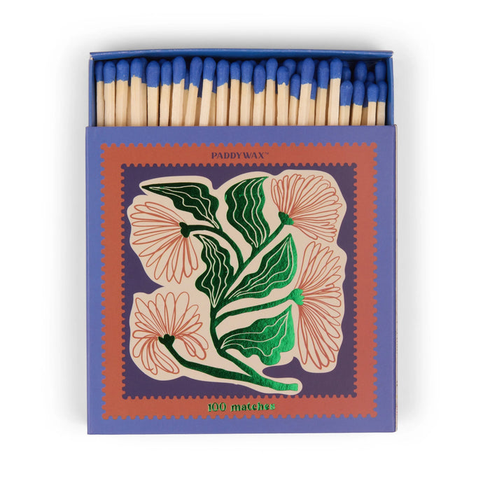 Jumbo Boxed Matches, Floral