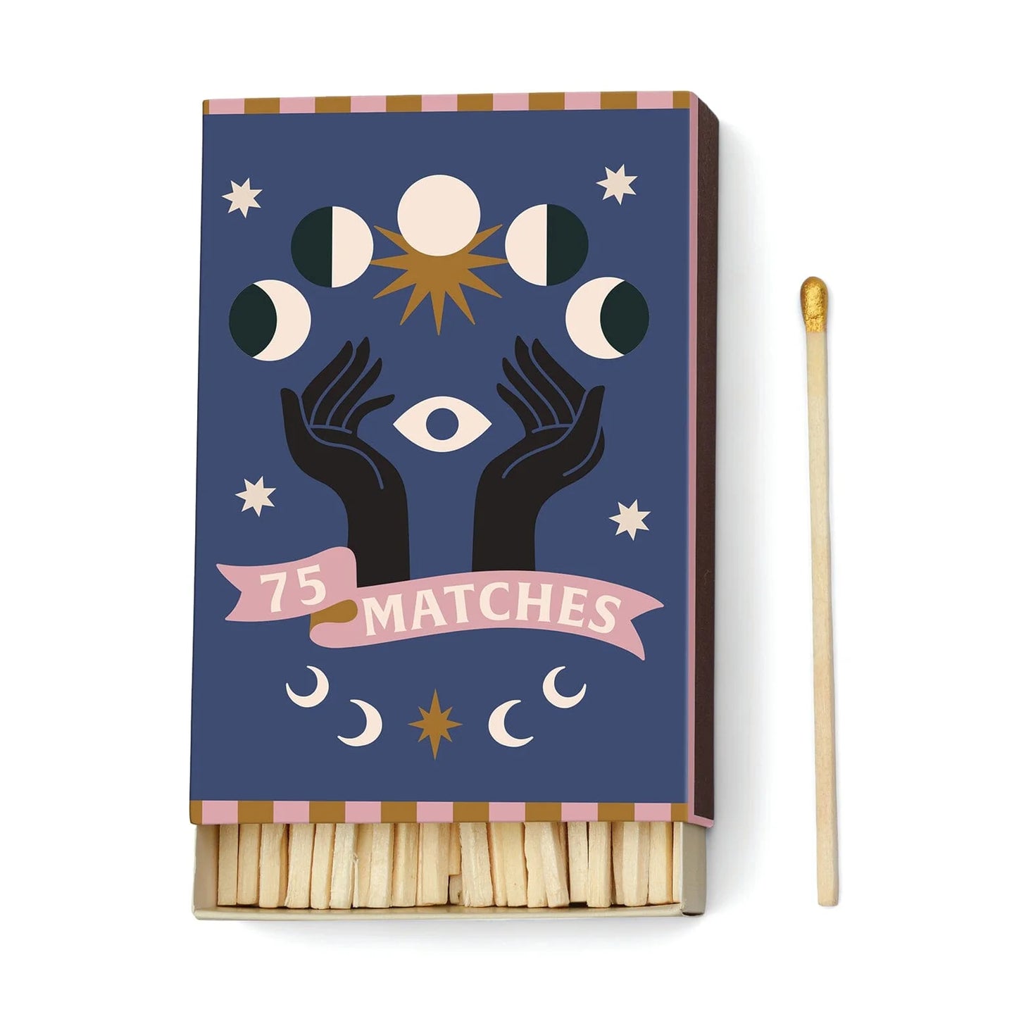 Moon Boxed Matches, 75ct