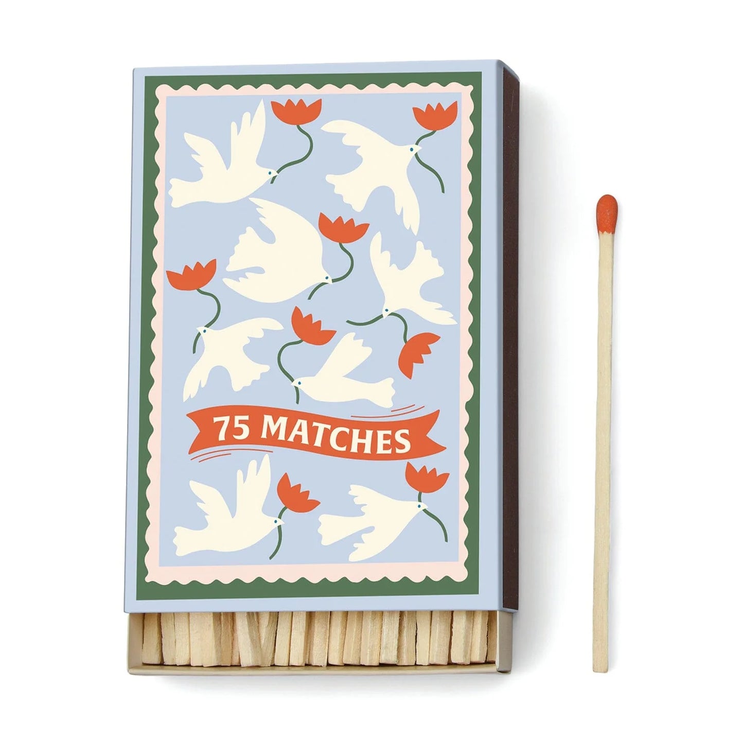 Flower Boxed Matches, 75ct