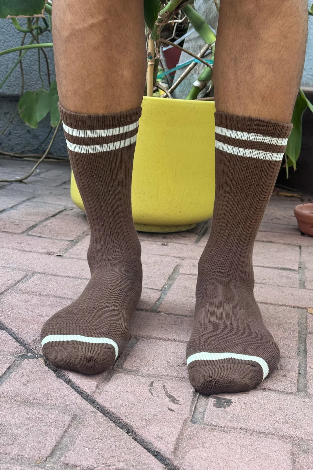 Men’s Boyfriend Socks, Wood