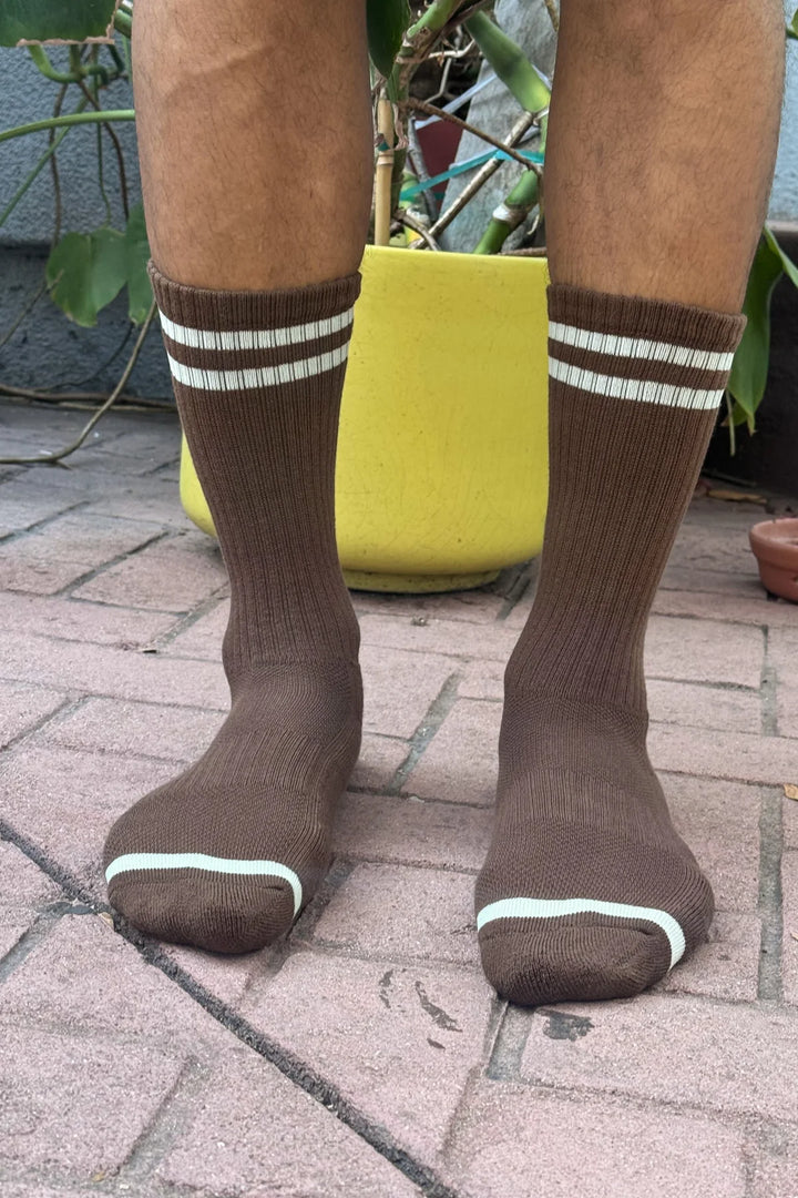 Men’s Boyfriend Socks, Wood