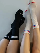 Load image into Gallery viewer, Boyfriend Socks, Noir