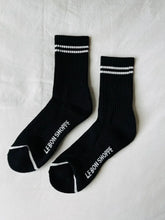 Load image into Gallery viewer, Boyfriend Socks, Noir