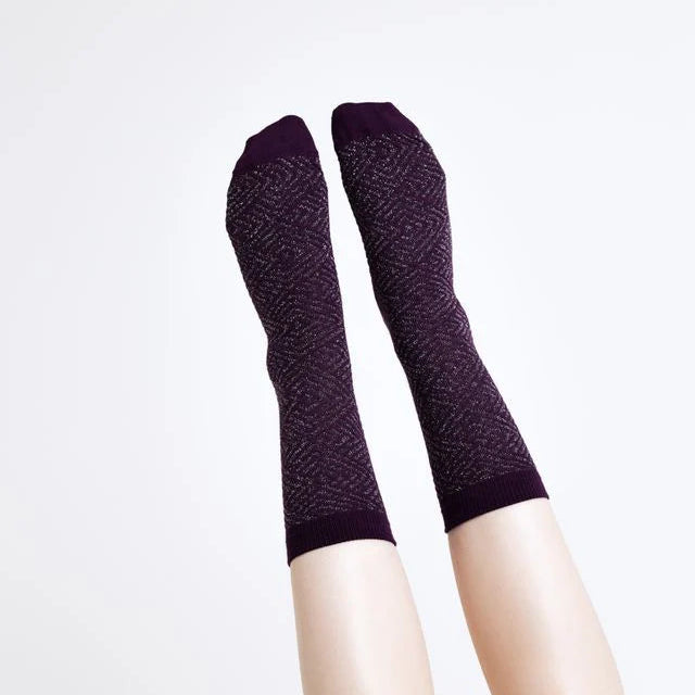 Magnea - SYLVIA SOCKS / SPARKLING VIOLET