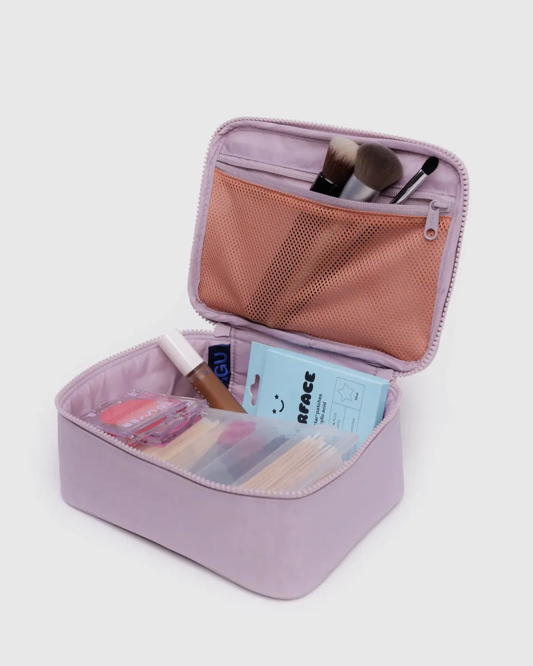 BAGGU Small Cosmetic Case, Dusty Pink