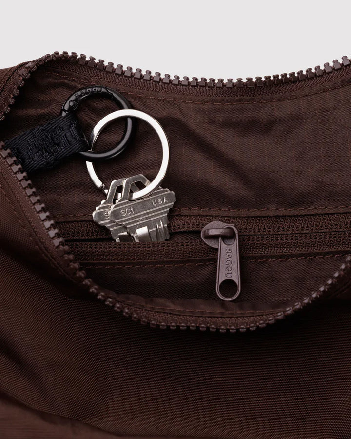 BAGGU Small Crescent Bag, Coffee