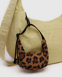 BAGGU Crescent Bag Charm, Leopard