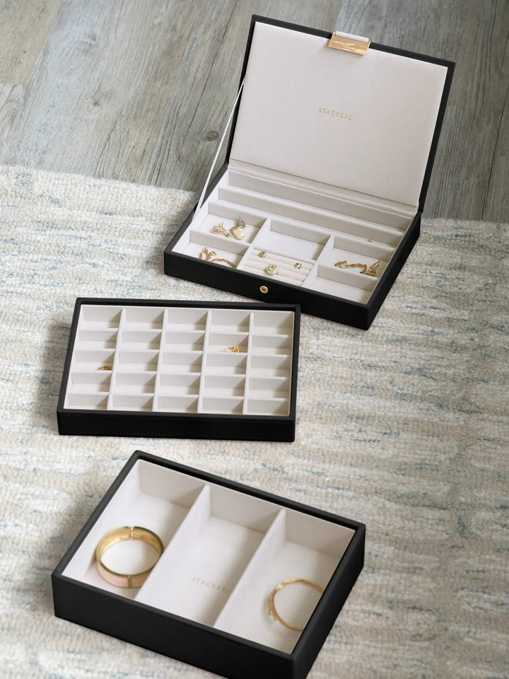 Stackers Black Classic Jewellery Box
