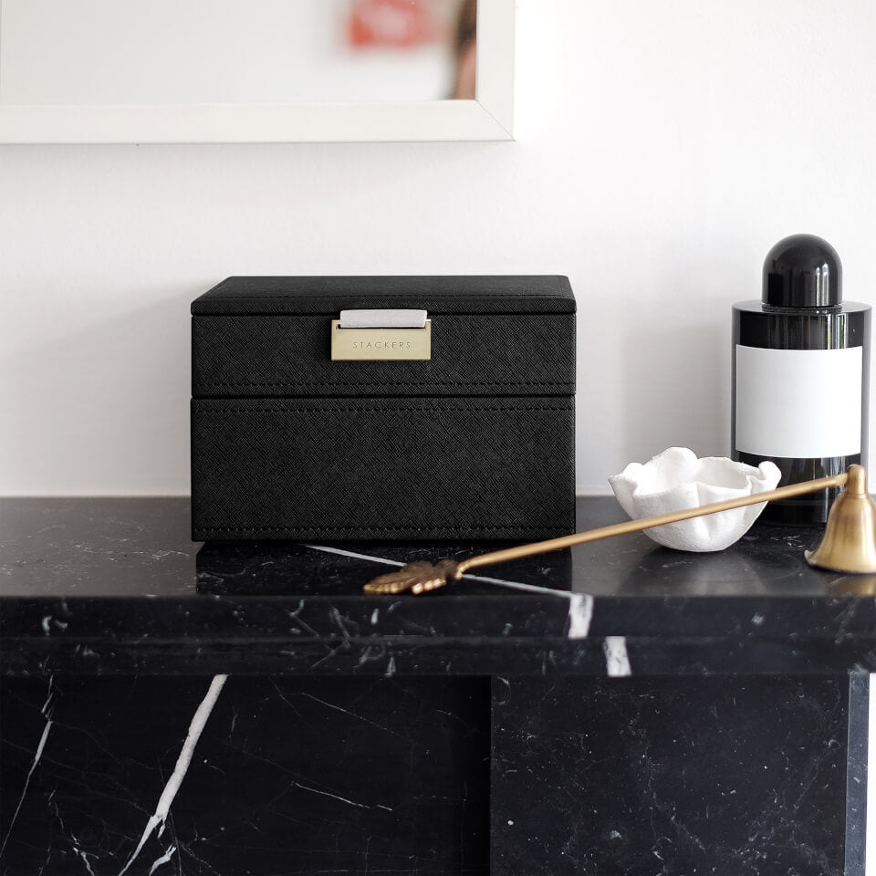 Stackers Black Mini Jewellery Box