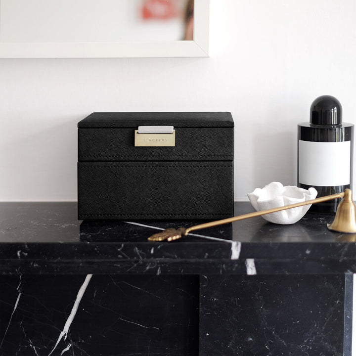 Stackers Black Mini Jewellery Box