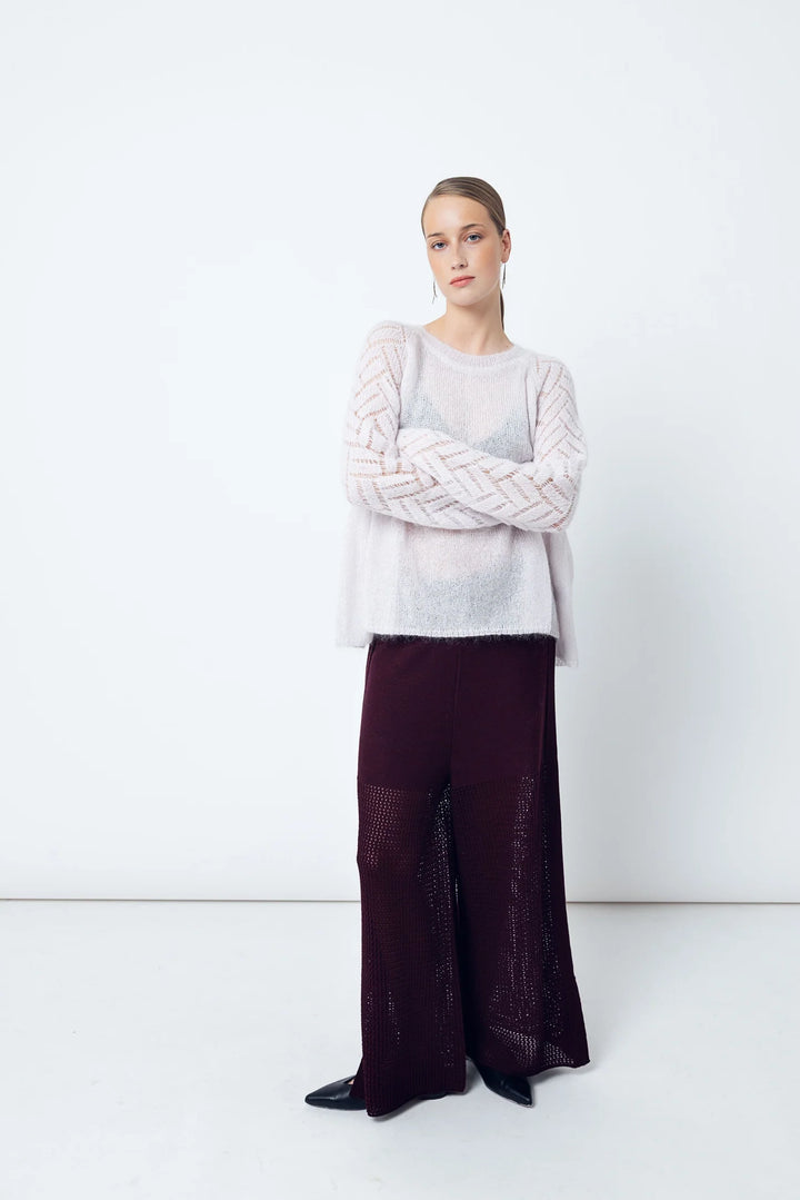 Magnea - DANIELA PANTS / BURGUNDY
