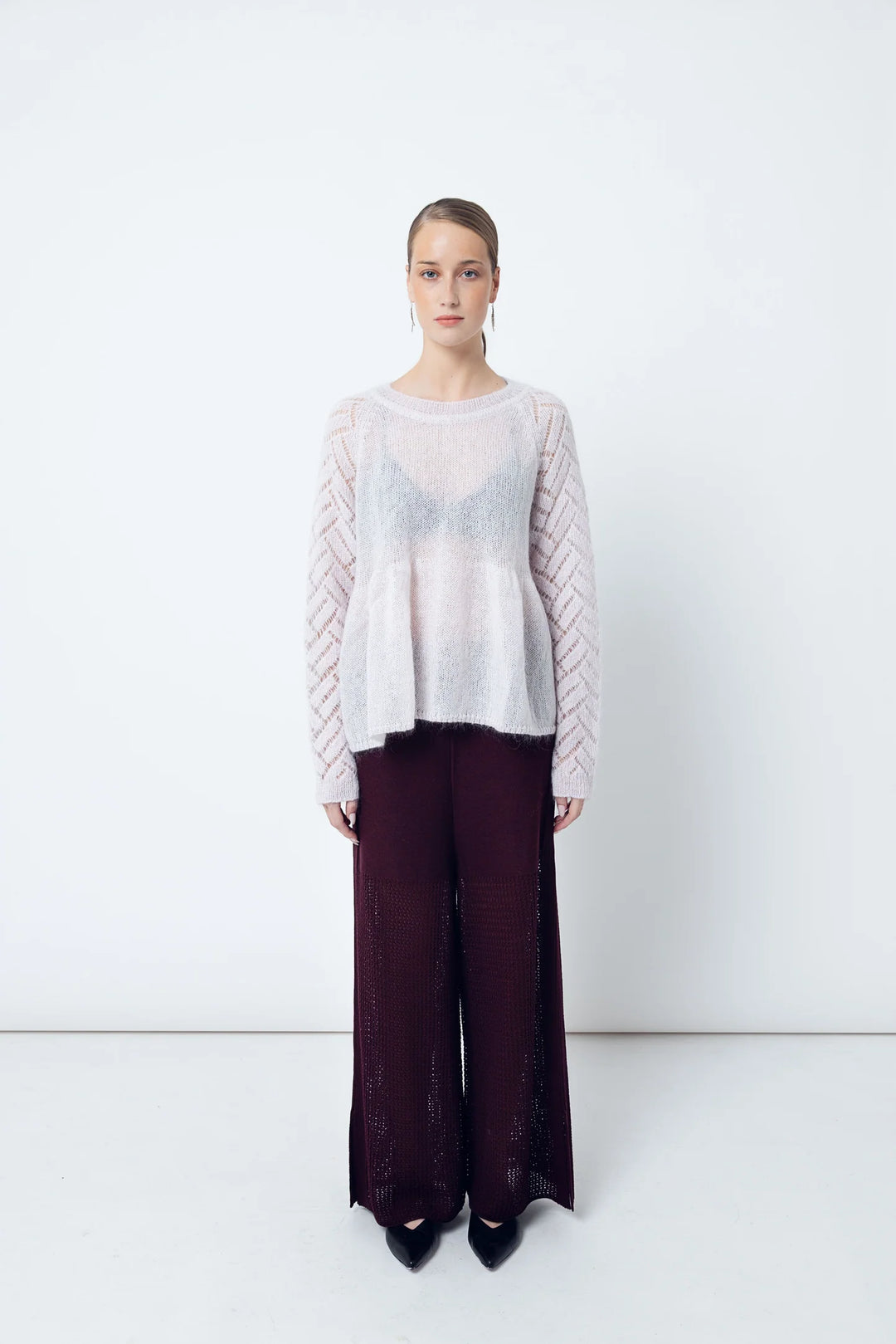 Magnea - DANIELA PANTS / BURGUNDY