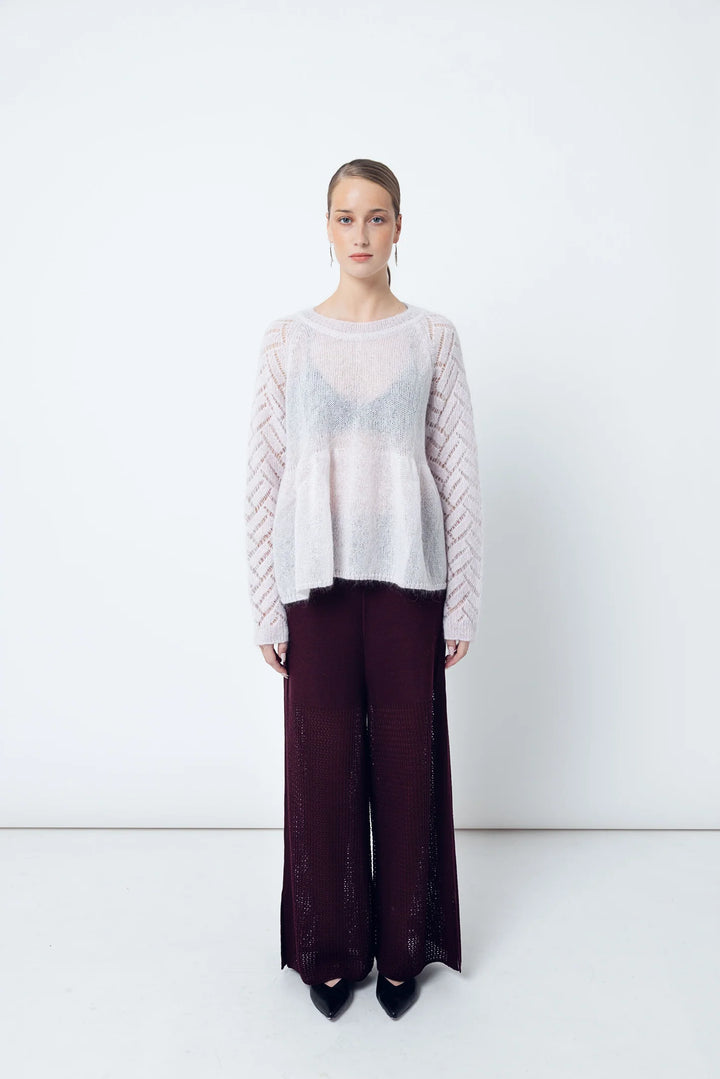 Magnea - DANIELA PANTS / BURGUNDY