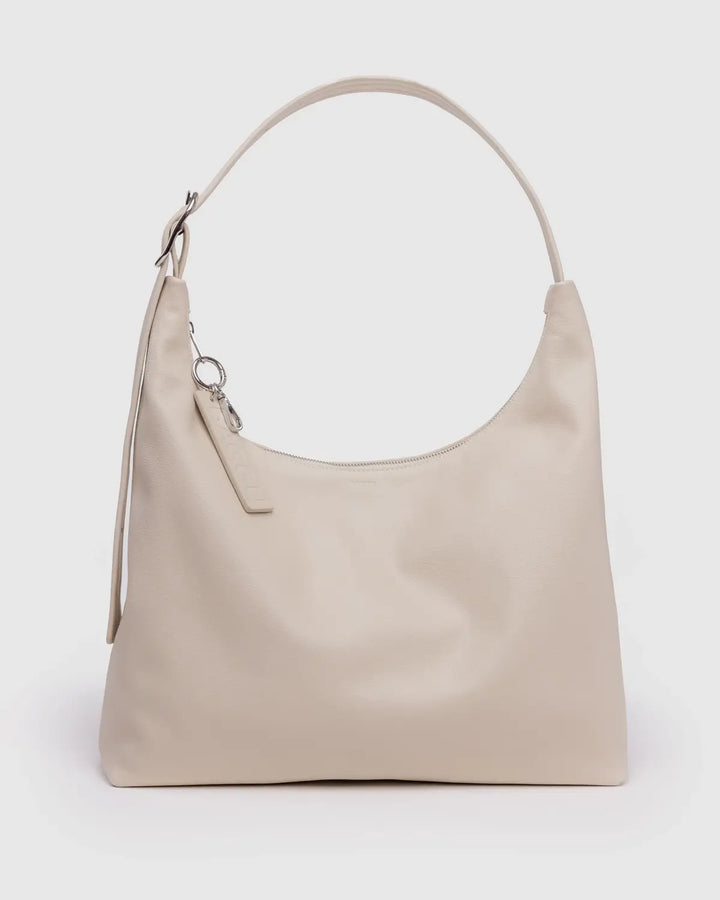 BAGGU Recycled Leather Bag, Stone