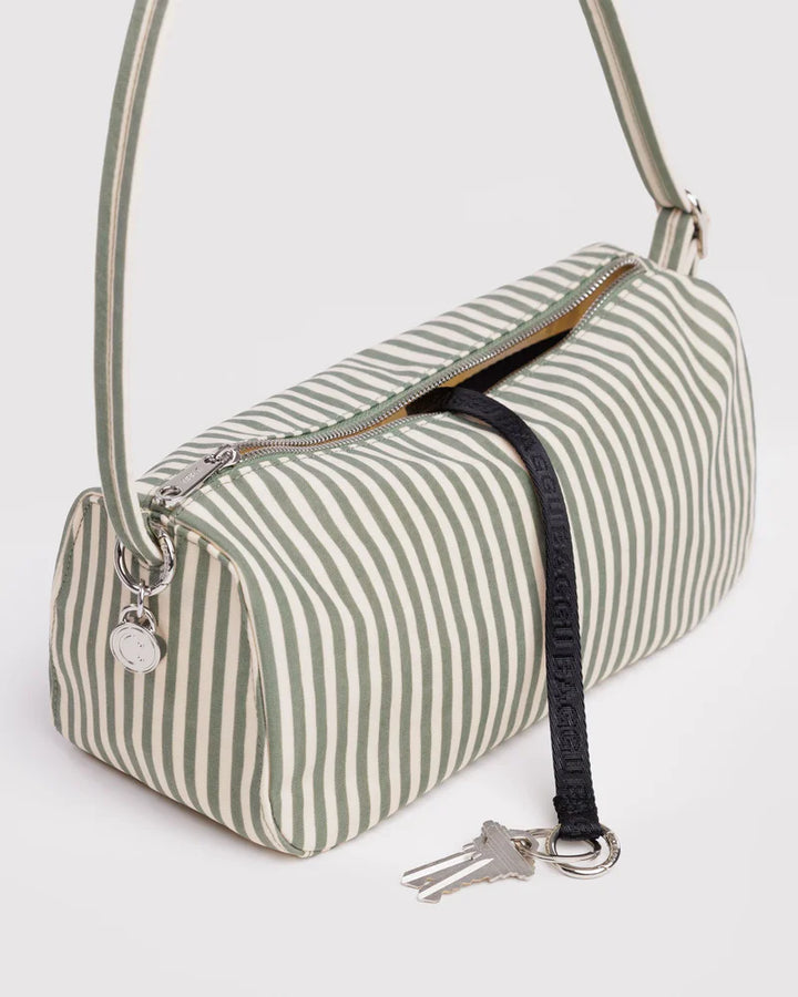BAGGU Loaf Bag, Sage Stripe