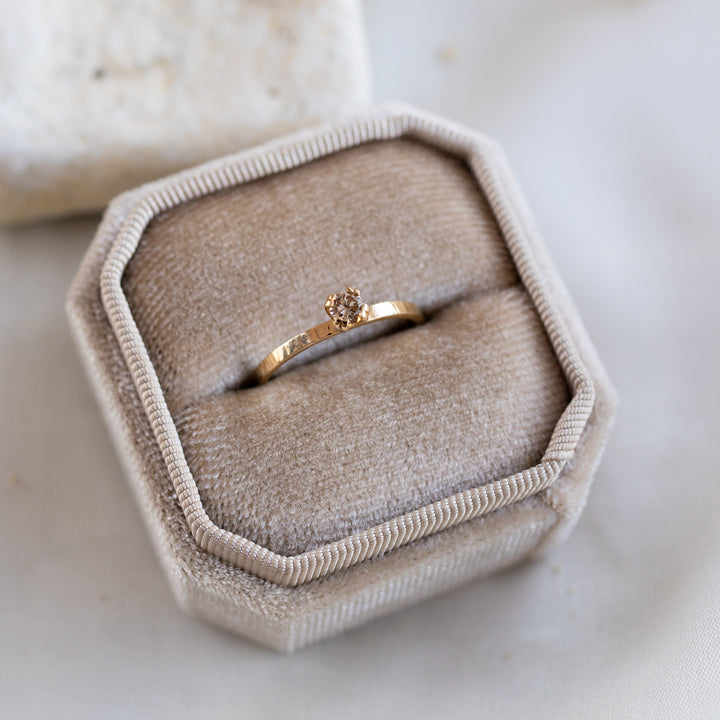 Champagne Willow Diamond Ring