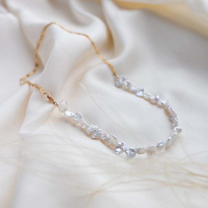 Orchid Pearl Necklace