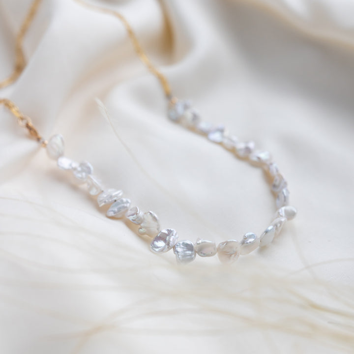 Orchid Pearl Necklace
