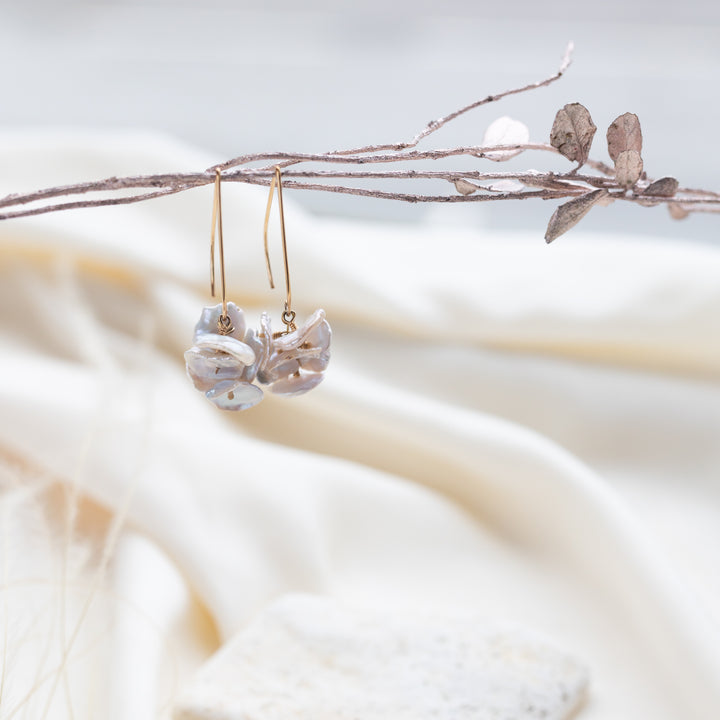 Petal Pearl Earrings