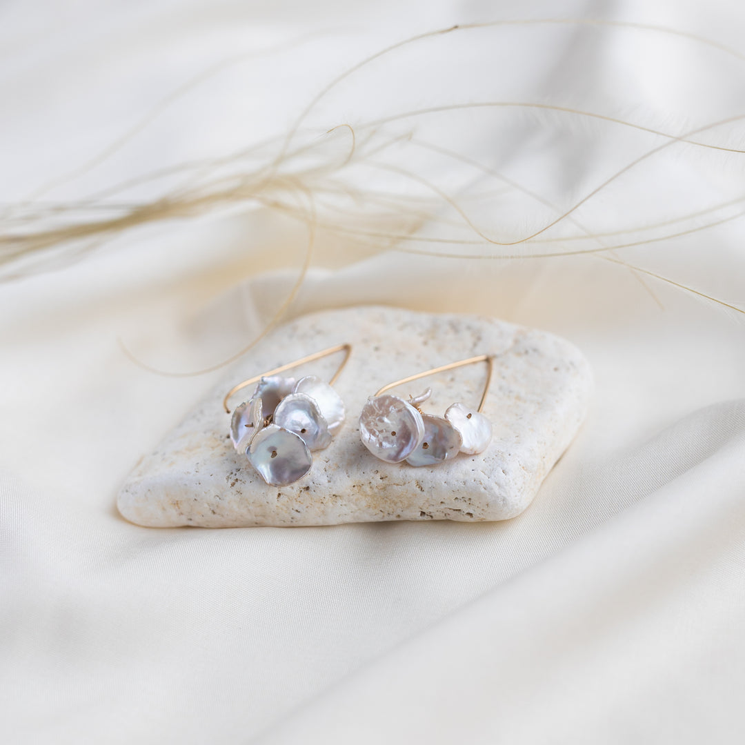 Petal Pearl Earrings