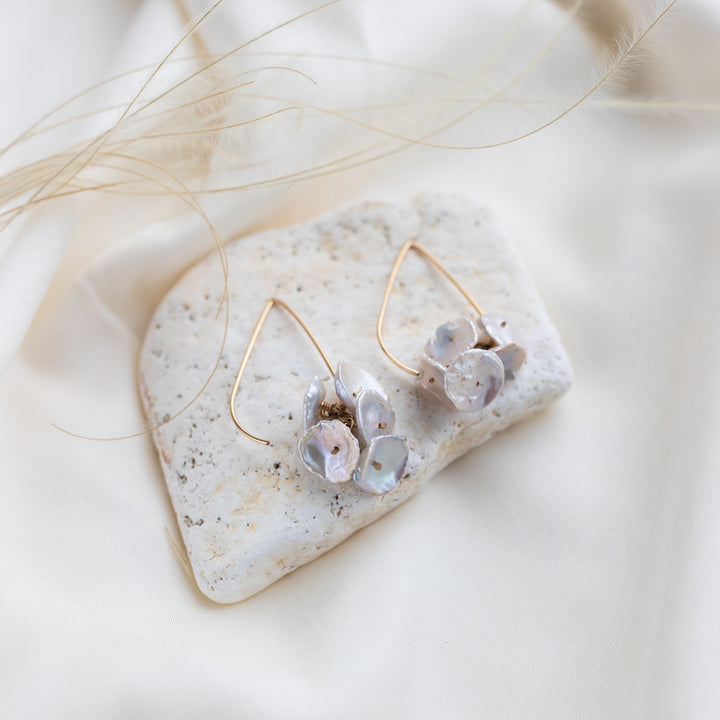 Petal Pearl Earrings