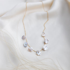 Petal Pearl Necklace