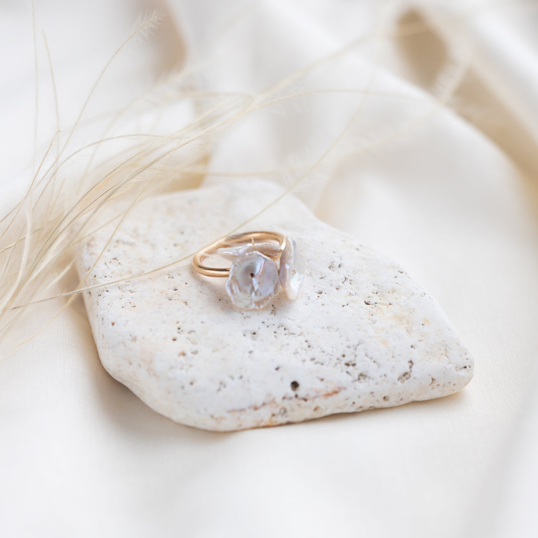 Petal Pearl Ring