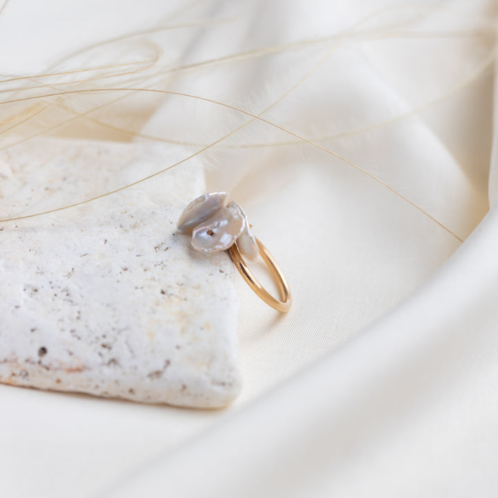 Petal Pearl Ring