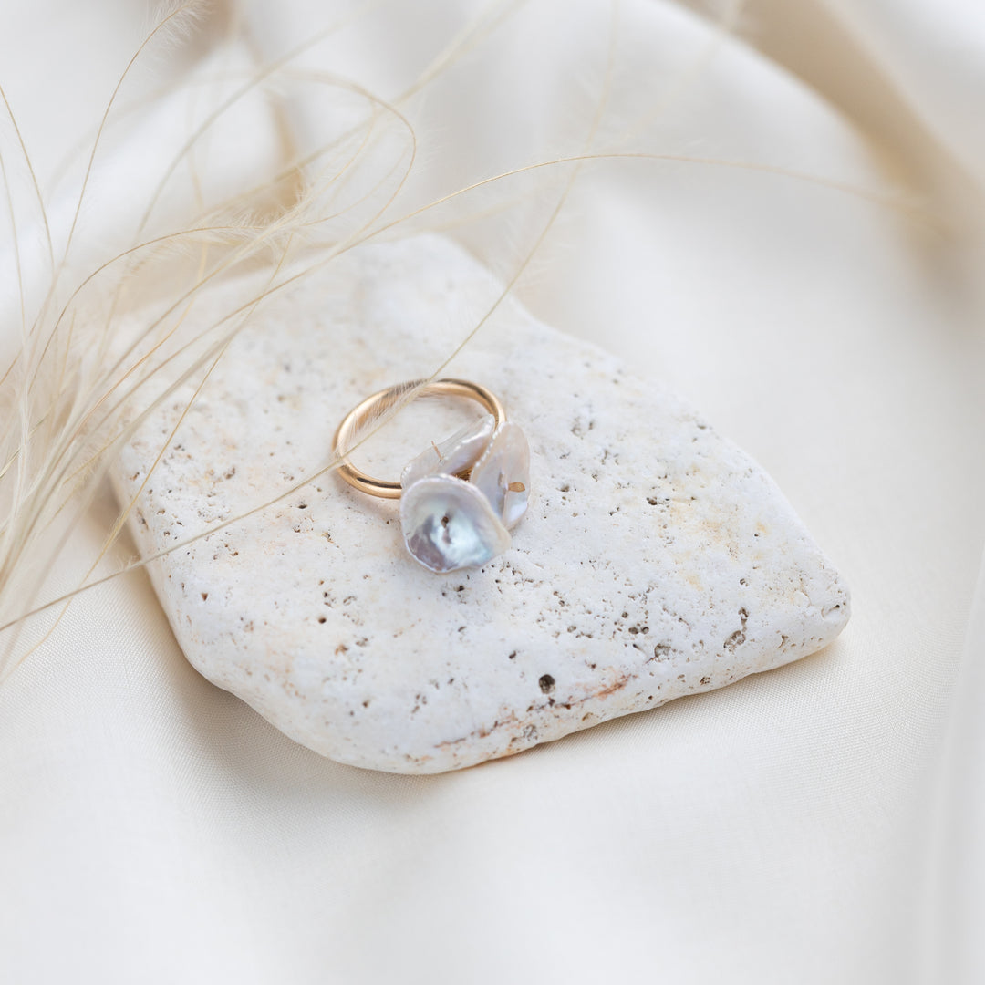 Petal Pearl Ring