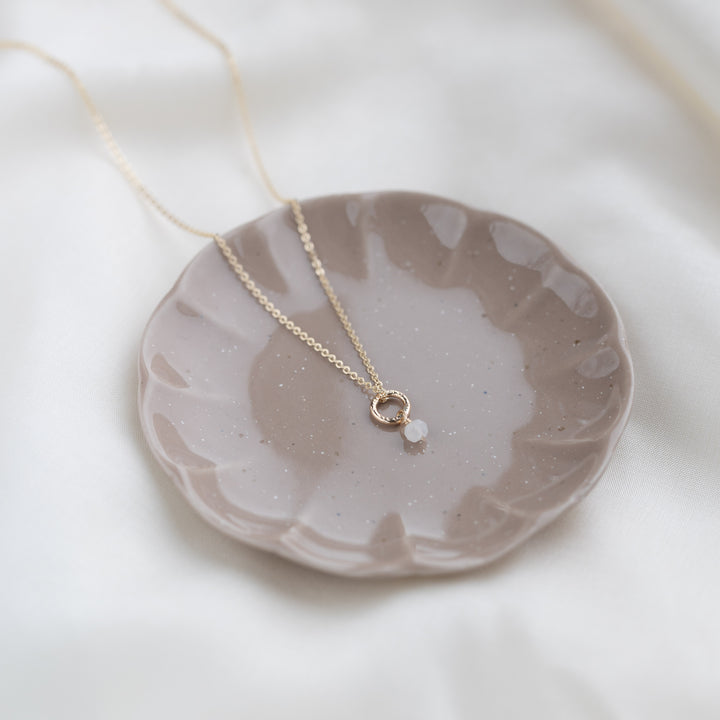 Petite Moonstone Necklace