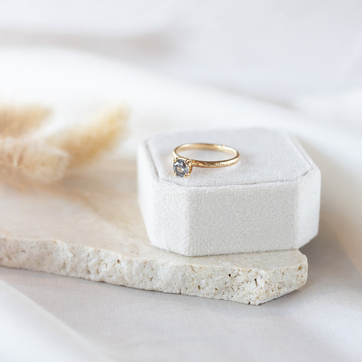 Salt &amp; Pepper Diamond Ring