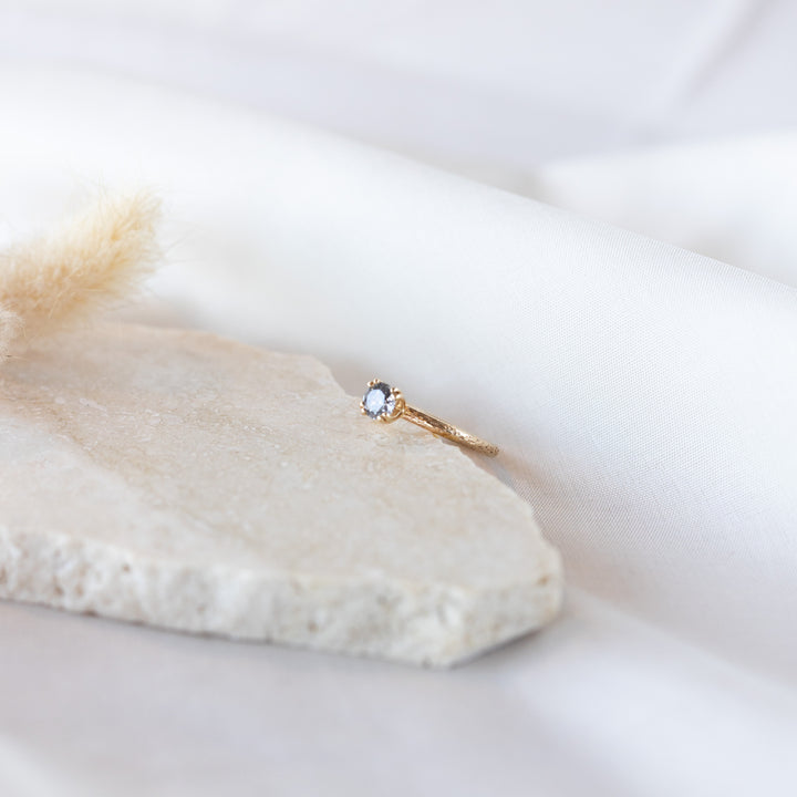 Salt &amp; Pepper Diamond Ring