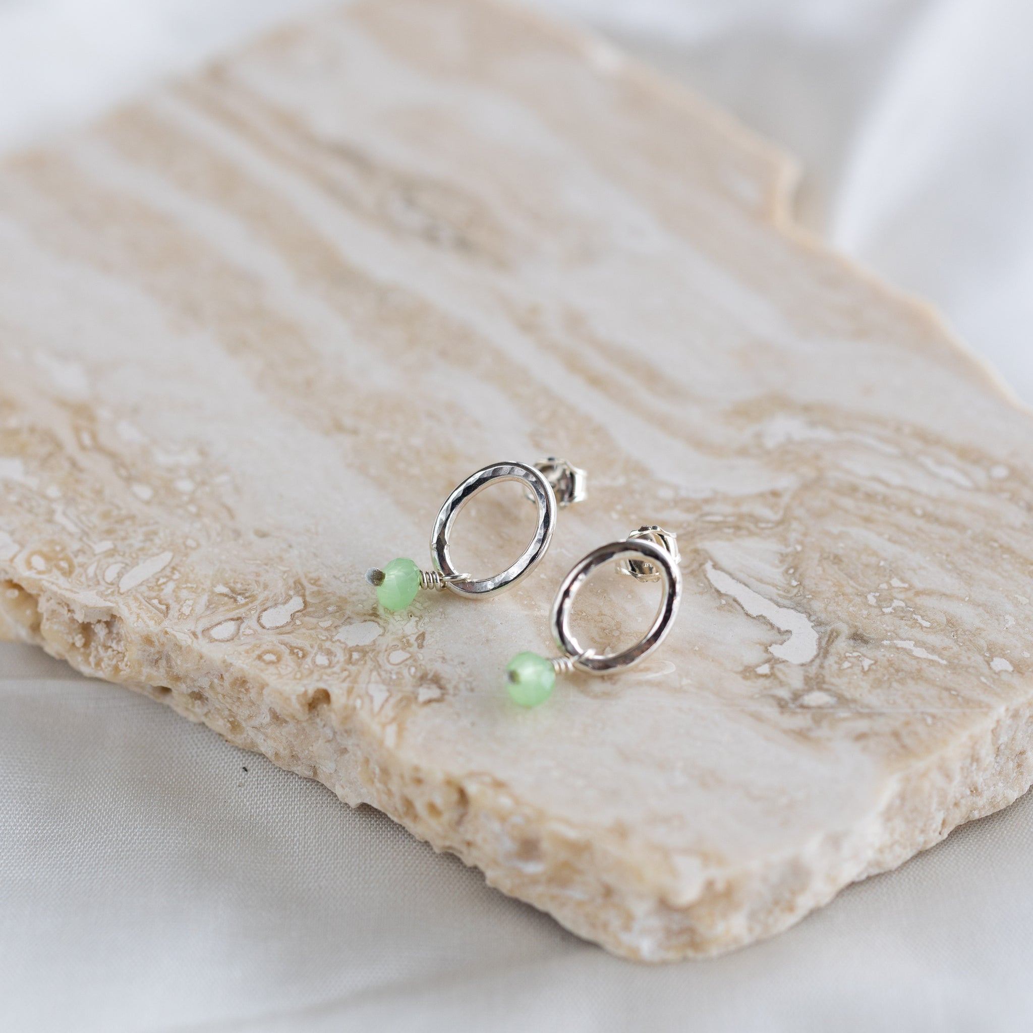 Lime Luna Studs – mjöll