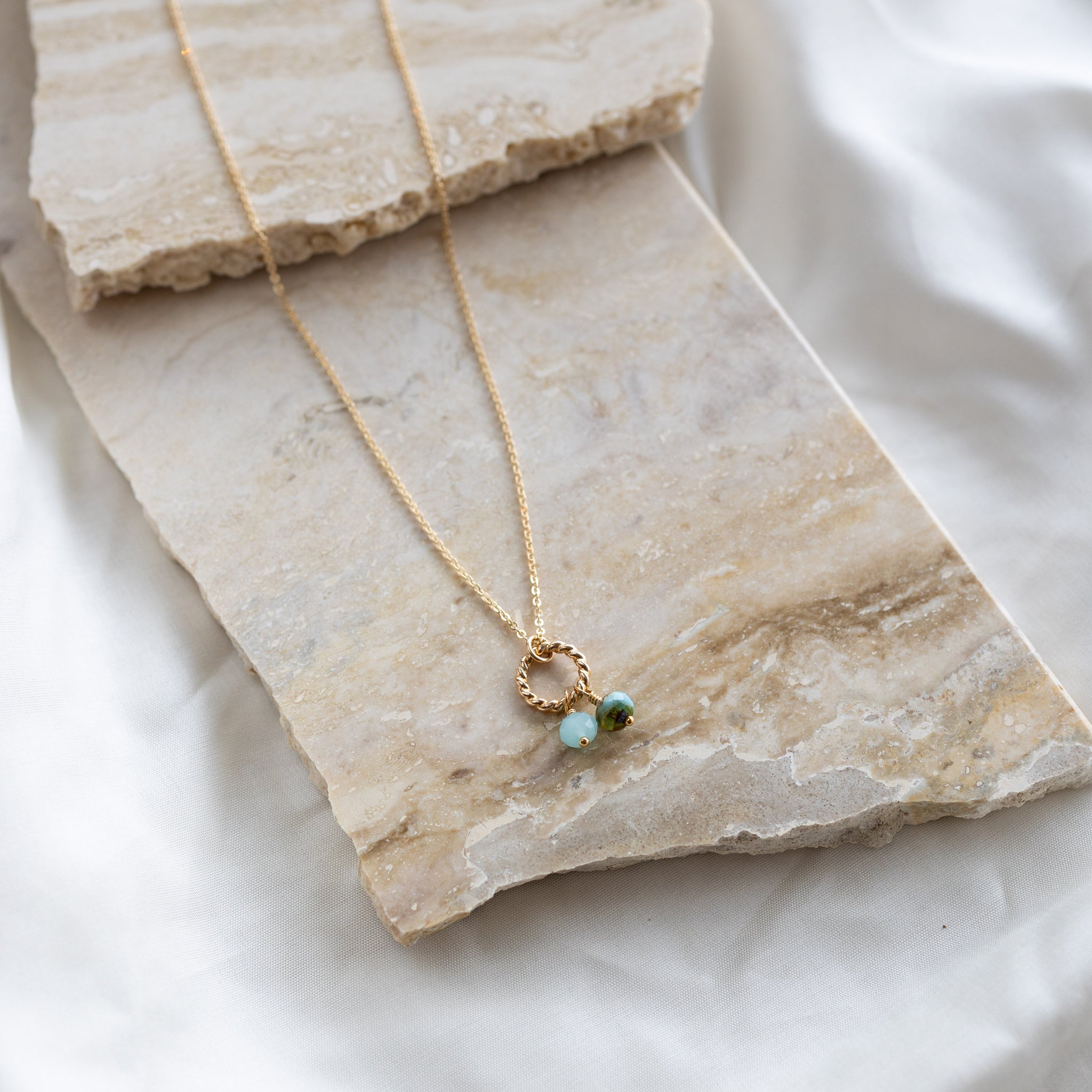 Blue Twist Necklace – mjöll