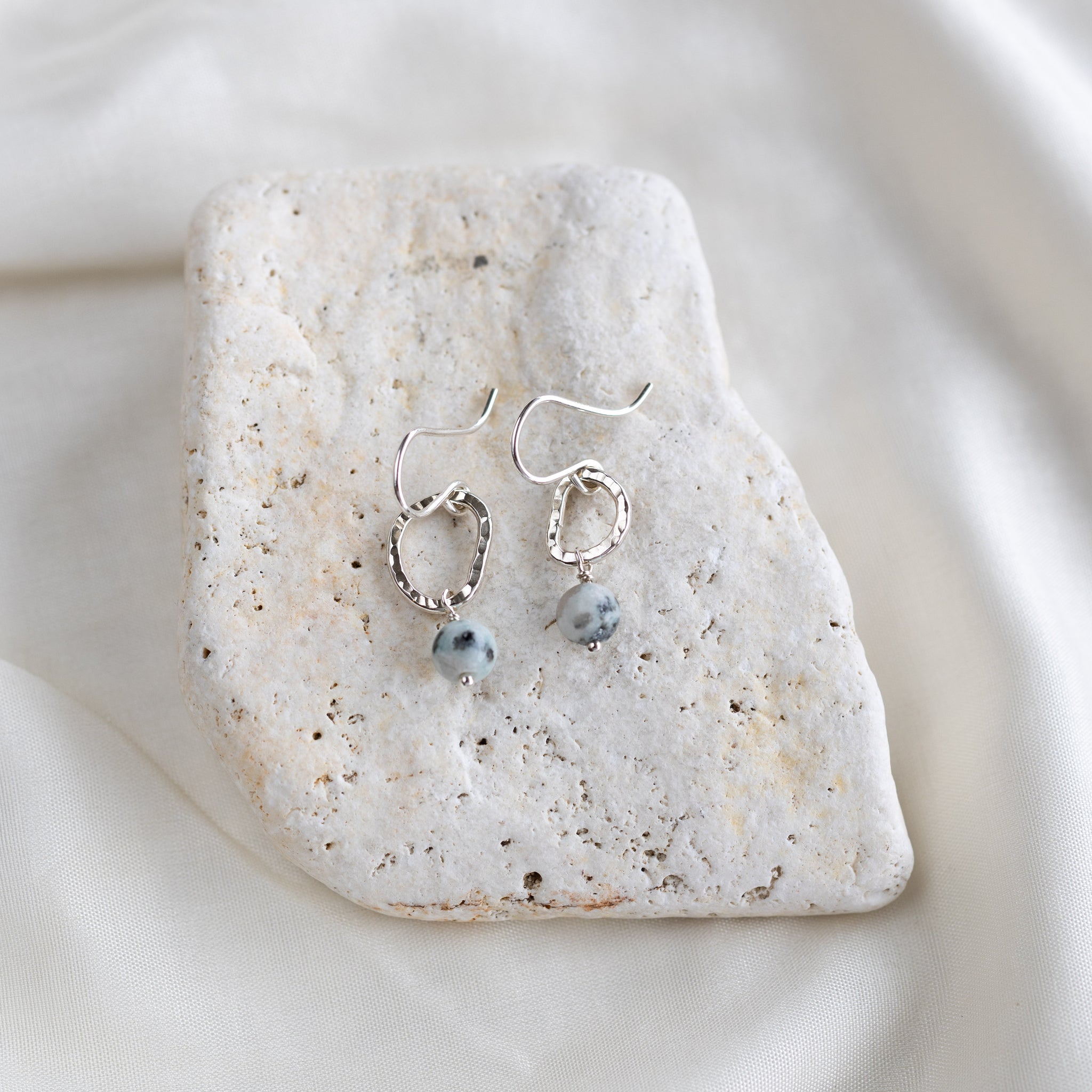 Silver Pebble Earrings – mjöll