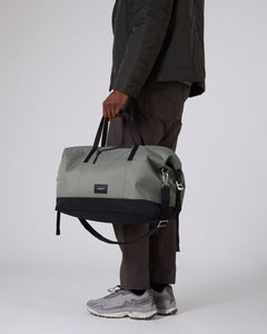 Sandqvist Milton Weekend Bag, Multi Clover Green