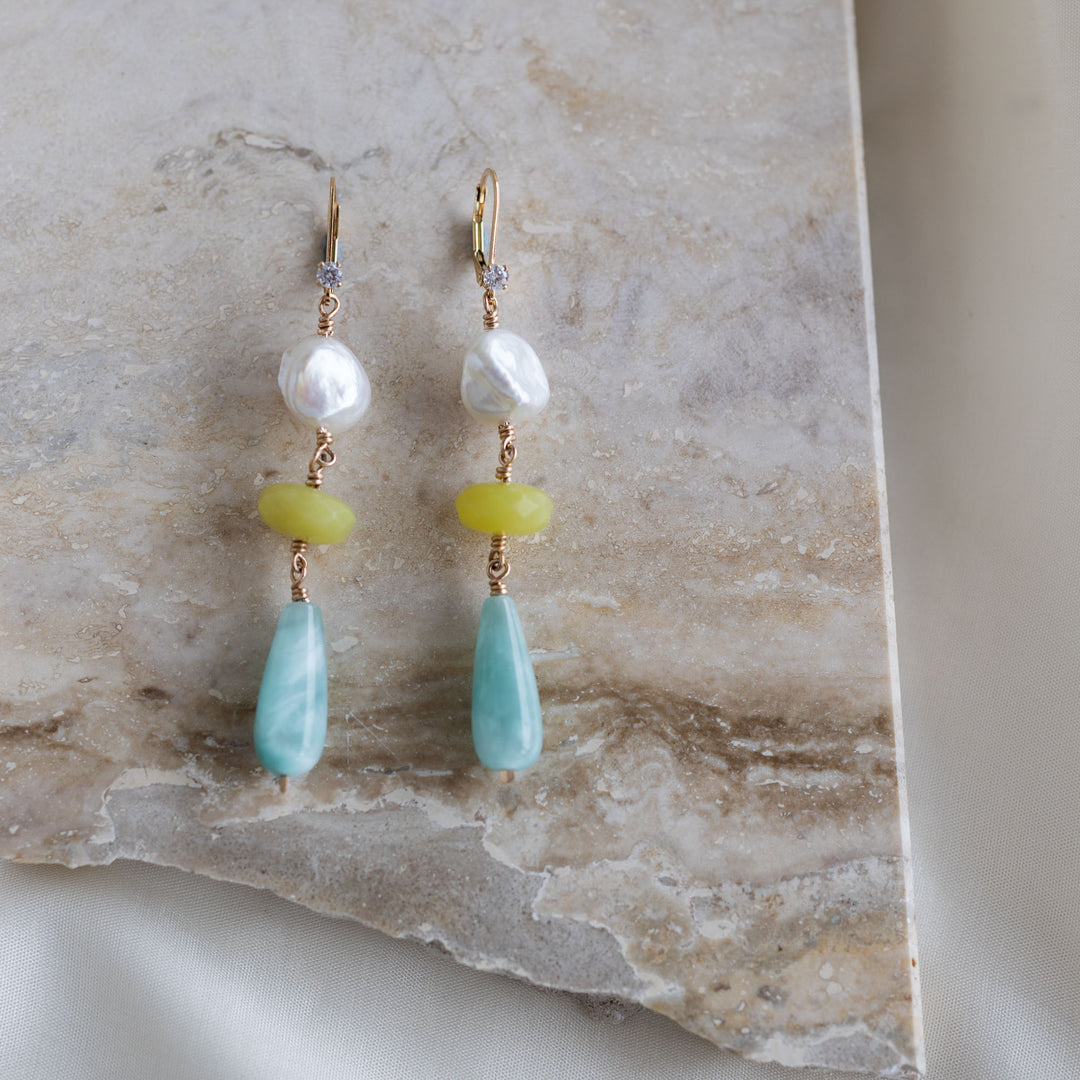 Seafoam Statement eyrnalokkar