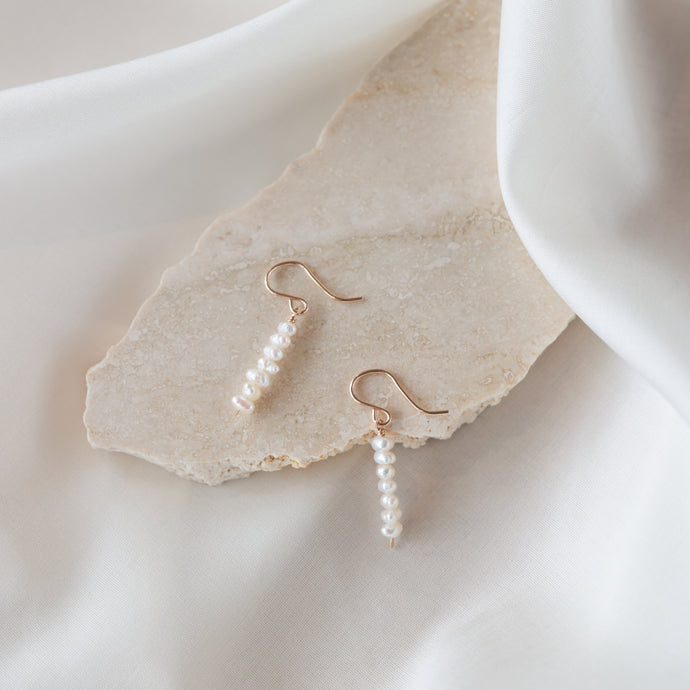 Silk Pearl Earrings