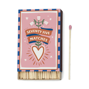 Boxed Matches - Heart, 75ct