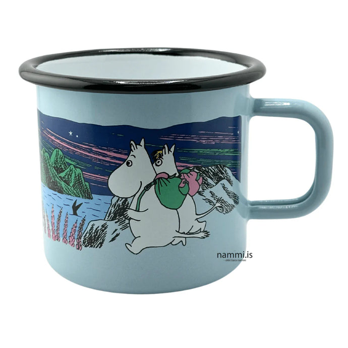 Moomin in Iceland - Adventure, Enamel Mug 3,7dl