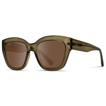 Load image into Gallery viewer, Ava Sunglasses, Khaki Crystal Green