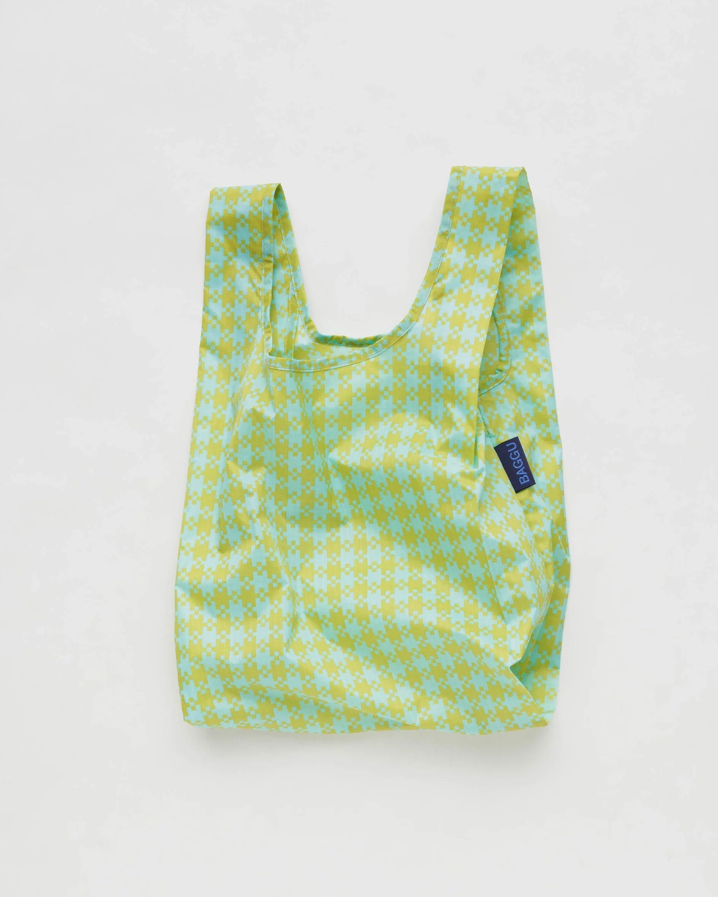 Baby BAGGU Mint Pixel Gingham